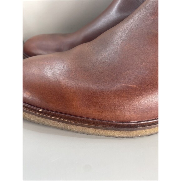 Clarks Clarksdale Easy Chelsea Boots Mens 11.5 M Brown Beeswax Leather main image 9